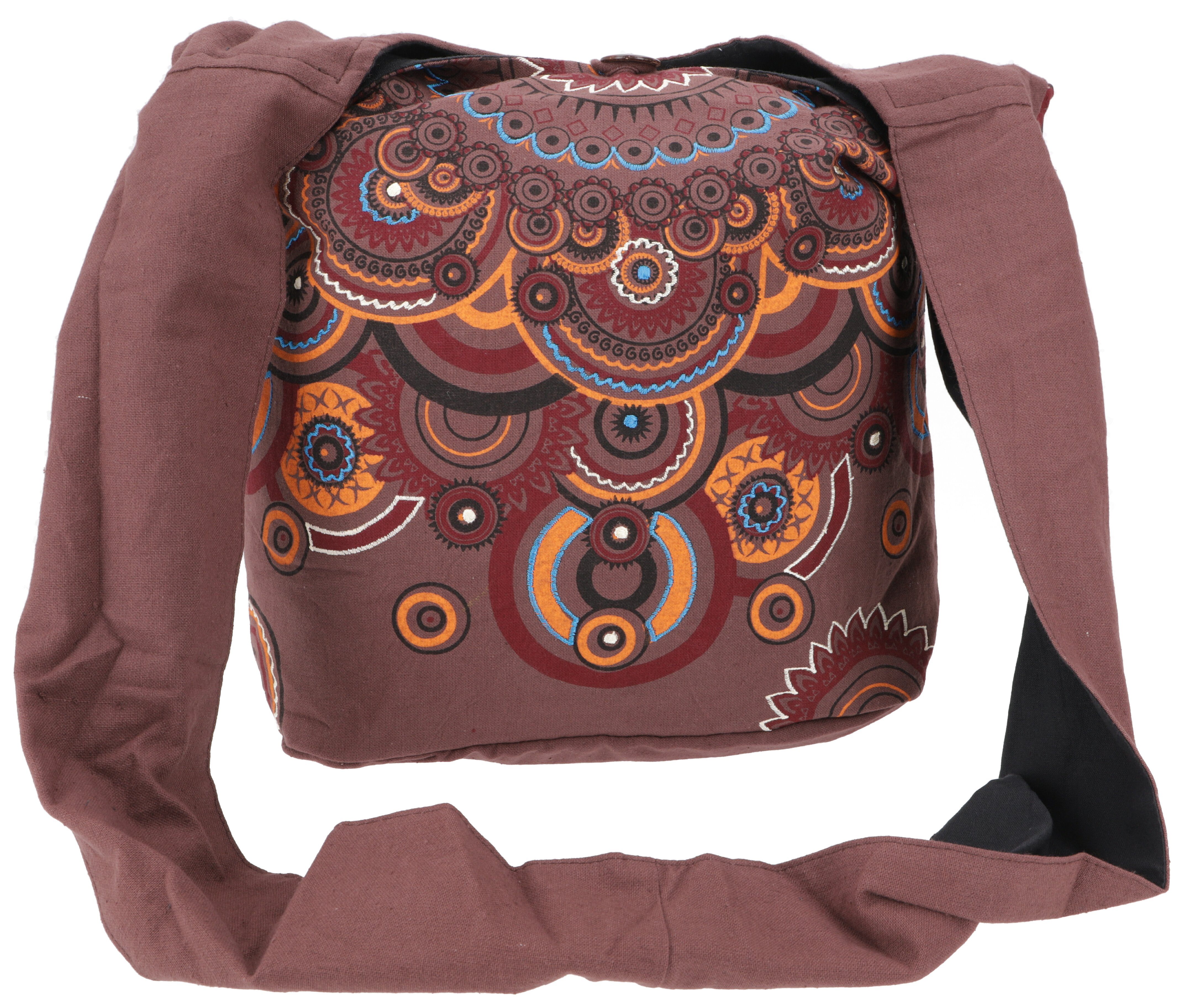 Guru-Shop Schultertasche Bestickte Boho Tasche, Schulterbeutel mit..