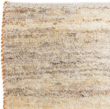 Wollteppich Gabbeh - Perser - 60 x 40 cm - beige, morgenland, rechteckig, Höhe: 18 mm, Wohnzimmer, Handgeknüpft, Einzelstück mit Zertifikat