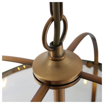 click-licht Hängeleuchte Pendelleuchte Pimpernel in Bronze und Transparent E14 4-flammig, keine Angabe, Leuchtmittel enthalten: Nein, warmweiss, Hängeleuchte, Pendellampe, Pendelleuchte