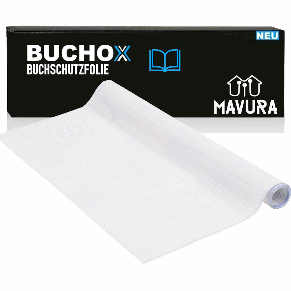 Schutzfolie BUCHOX Buchschutzfolie Buchfolie Bucheinschlagfolie Buch Folie