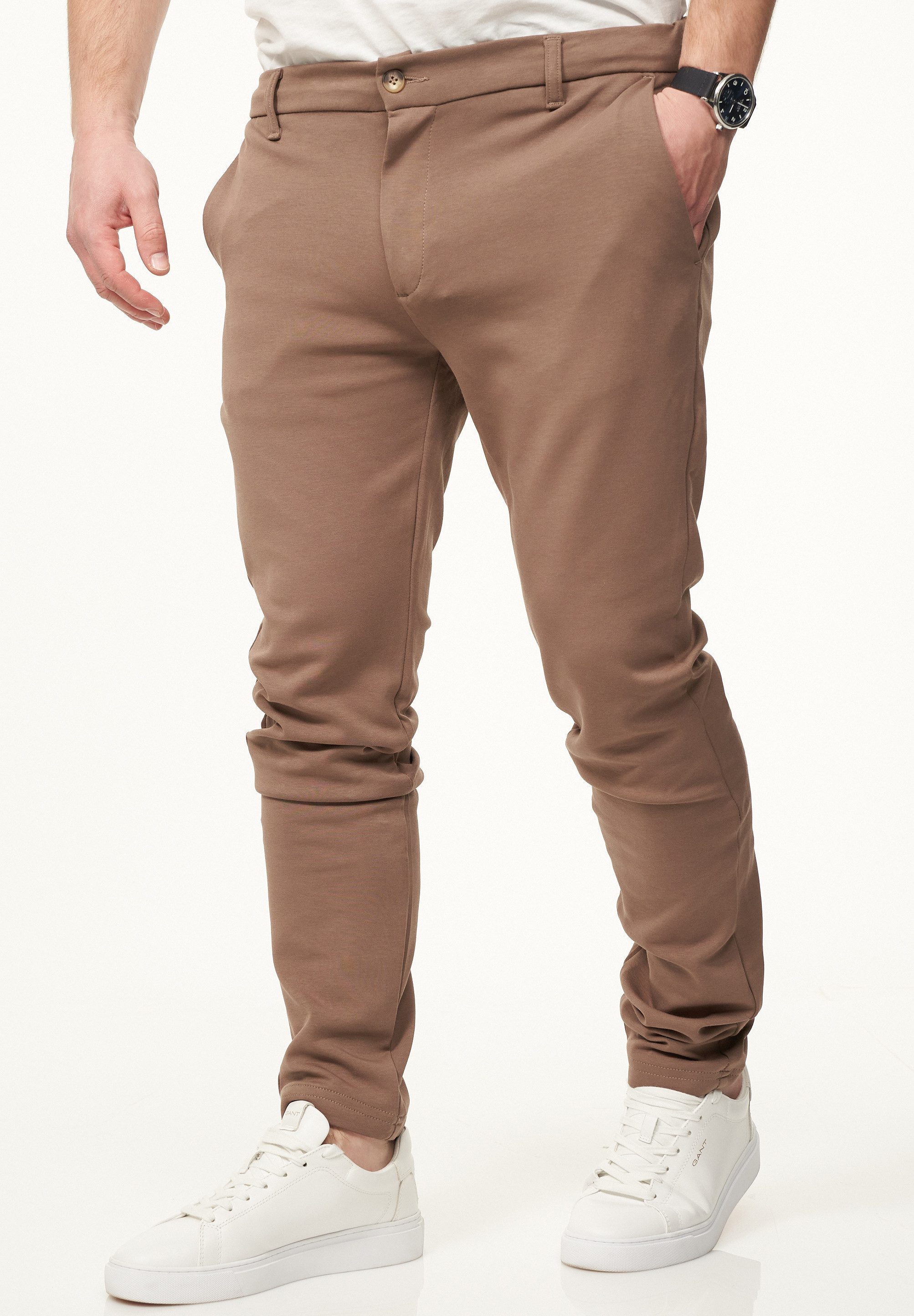 Chinohose als Performance Pants mit Super Stretch in Slim-Fit