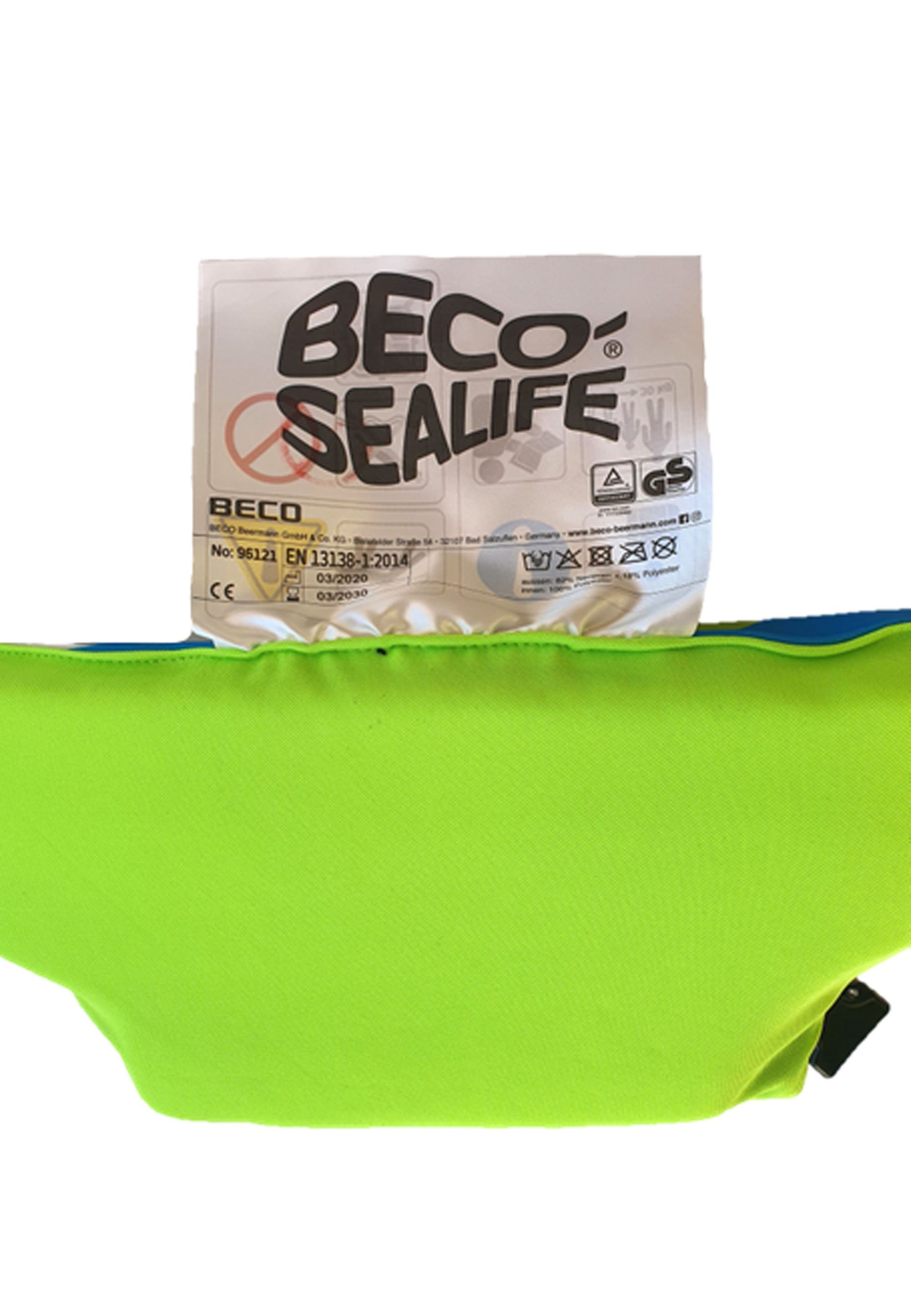 Beco Beermann Schnorchel BECO-SEALIFE (3 St), bestehend aus Schwimmgürtel und Schwimmflügeln