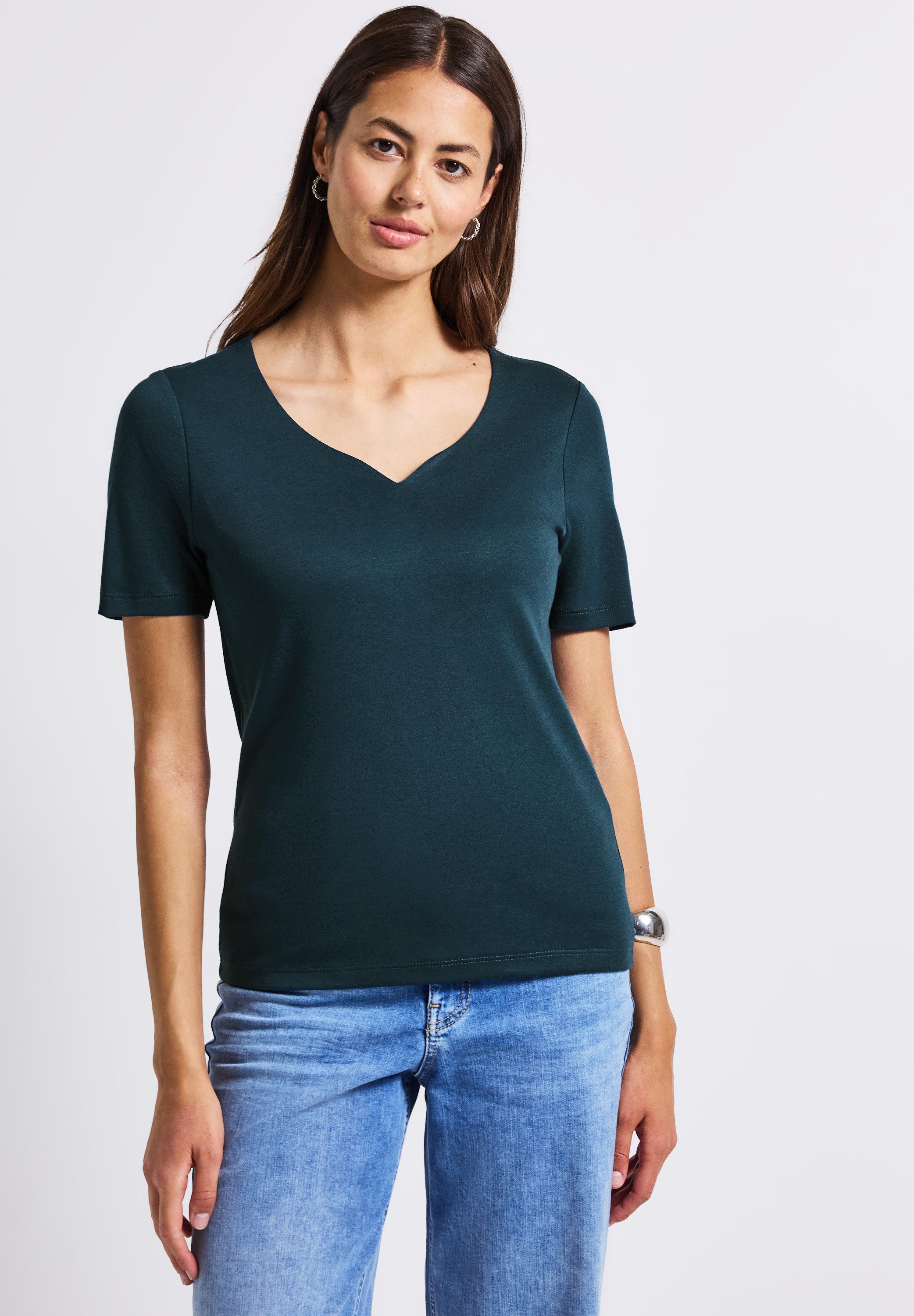 STREET ONE T-Shirt, im soften Baumwoll-Mix günstig online kaufen