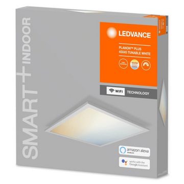 Ledvance LED Panel Aluminum, 28W, warmweiß, 2000lm, 3000K, 450x450mm, warmweiß
