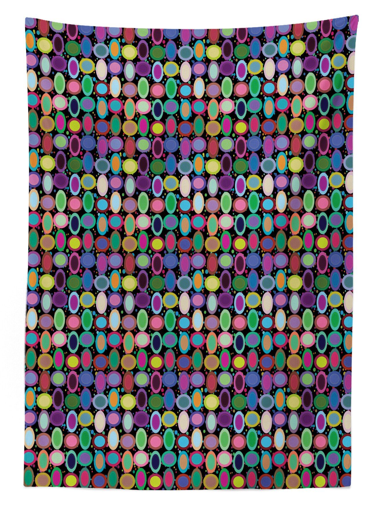 Farben, Farbfest Für Waschbar Abstrakte Tischdecke Außen geeignet den Formen Geometrisch Klare Bereich Abakuhaus ovale