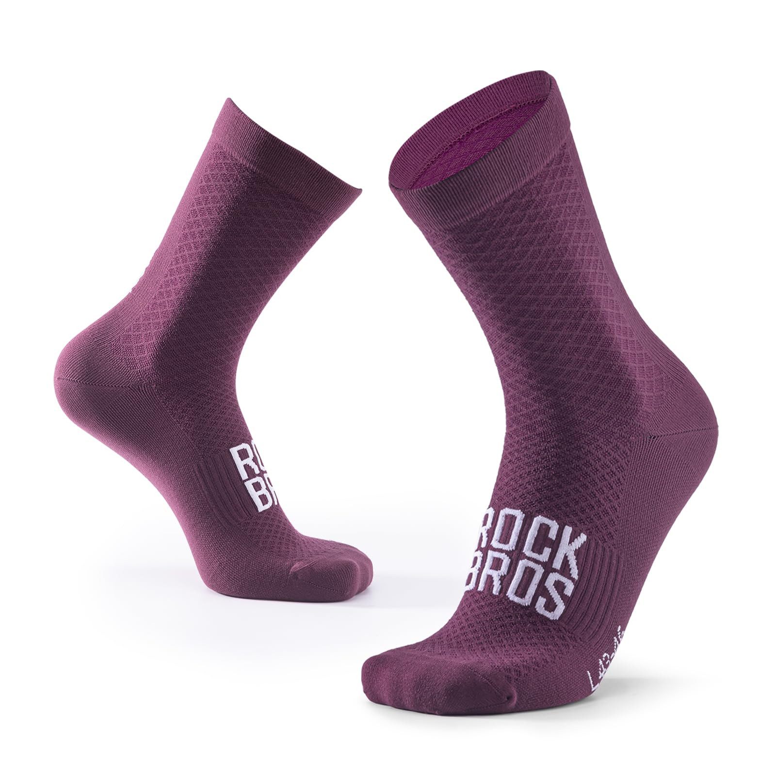 ROCKBROS Sportsocken Road to Sky Atmungsaktive Baumwolle Fahrradsocken (1 Paar) Rutschfeste Носки für Rennrad Mountainbike Mehrfarbig