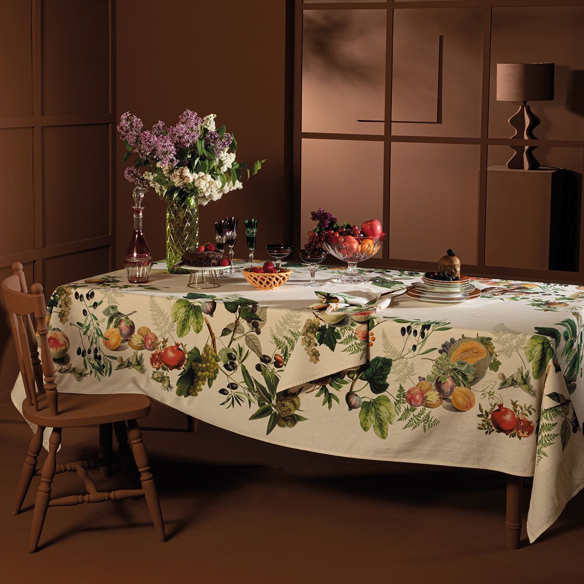 Garnier Thiebaut Tischdecke Garnier-Thiebaut Tischwäschekollektion Abondance d´automne, bedruckt