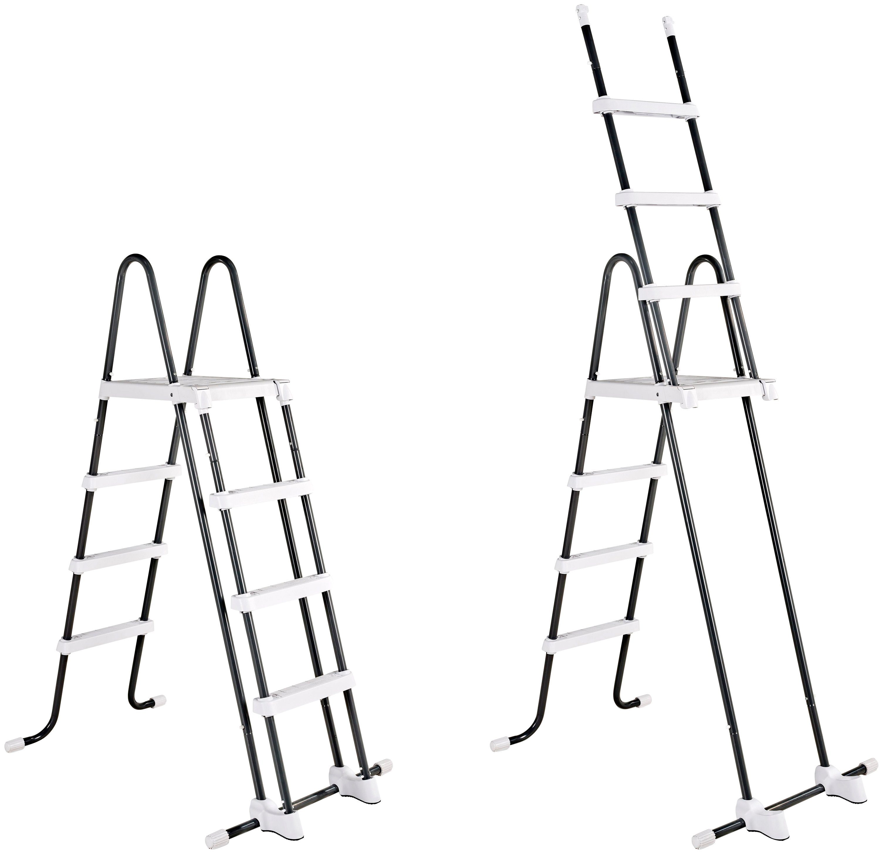 EXIT Framepool inkl. Sicherheitsleiter (Set, 4-tlg), ØxH: 360x122 cm, mit Kartuschenfilter-Pumpe & Filterkartusche