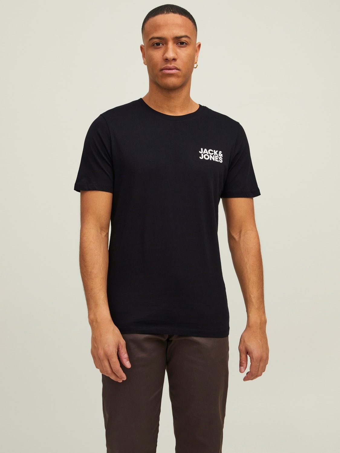 Jack & Jones Herren Rundhals T-Shirt JJECORP LOGO PLAY 3er PACK - Slim Fit günstig online kaufen