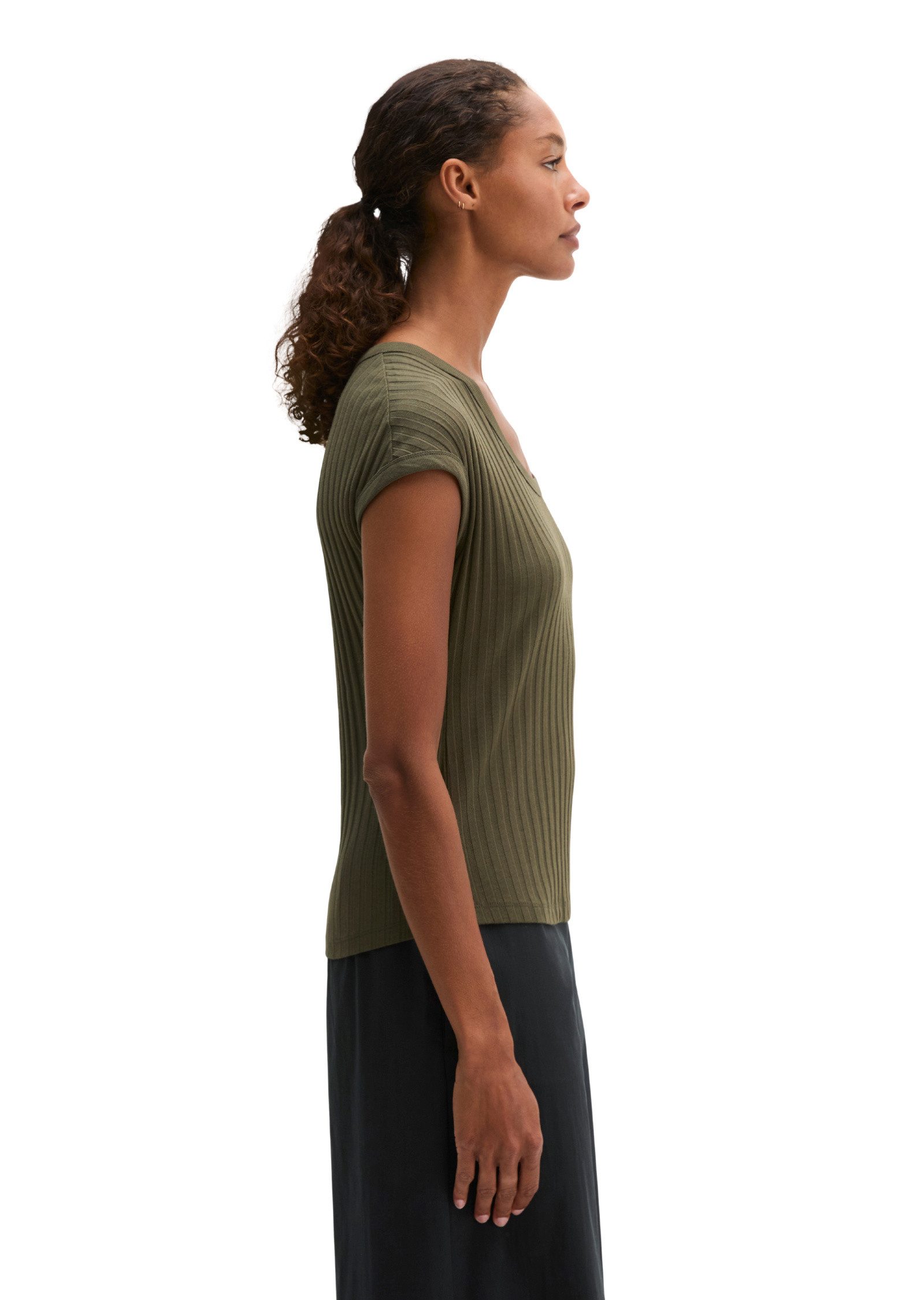 Marc O'Polo T-Shirt aus softem Modal-Organic-Cotton-Mix