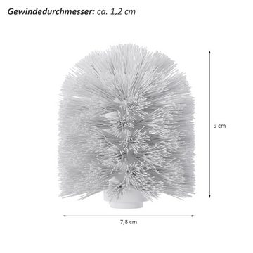 Wellgro WC-Reinigungsbürste 6er SET Ersatz Bürstenköpfe