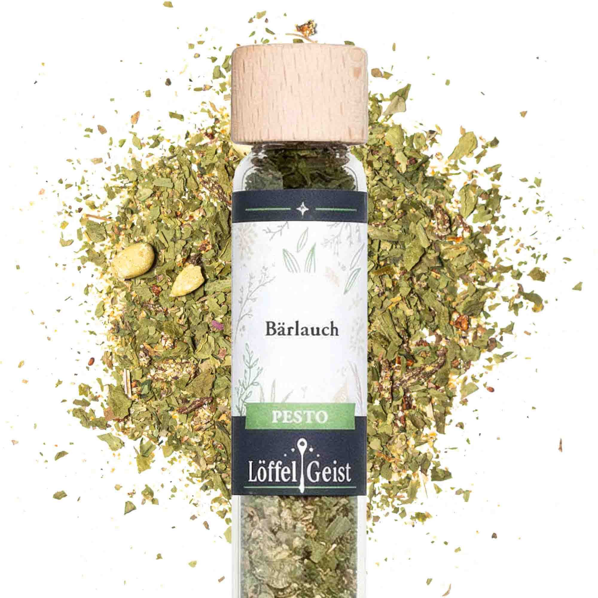 Löffelgeist Gewürz Gewürzmischung Bärlauch Pesto(22g im praktischen Dosierglas)