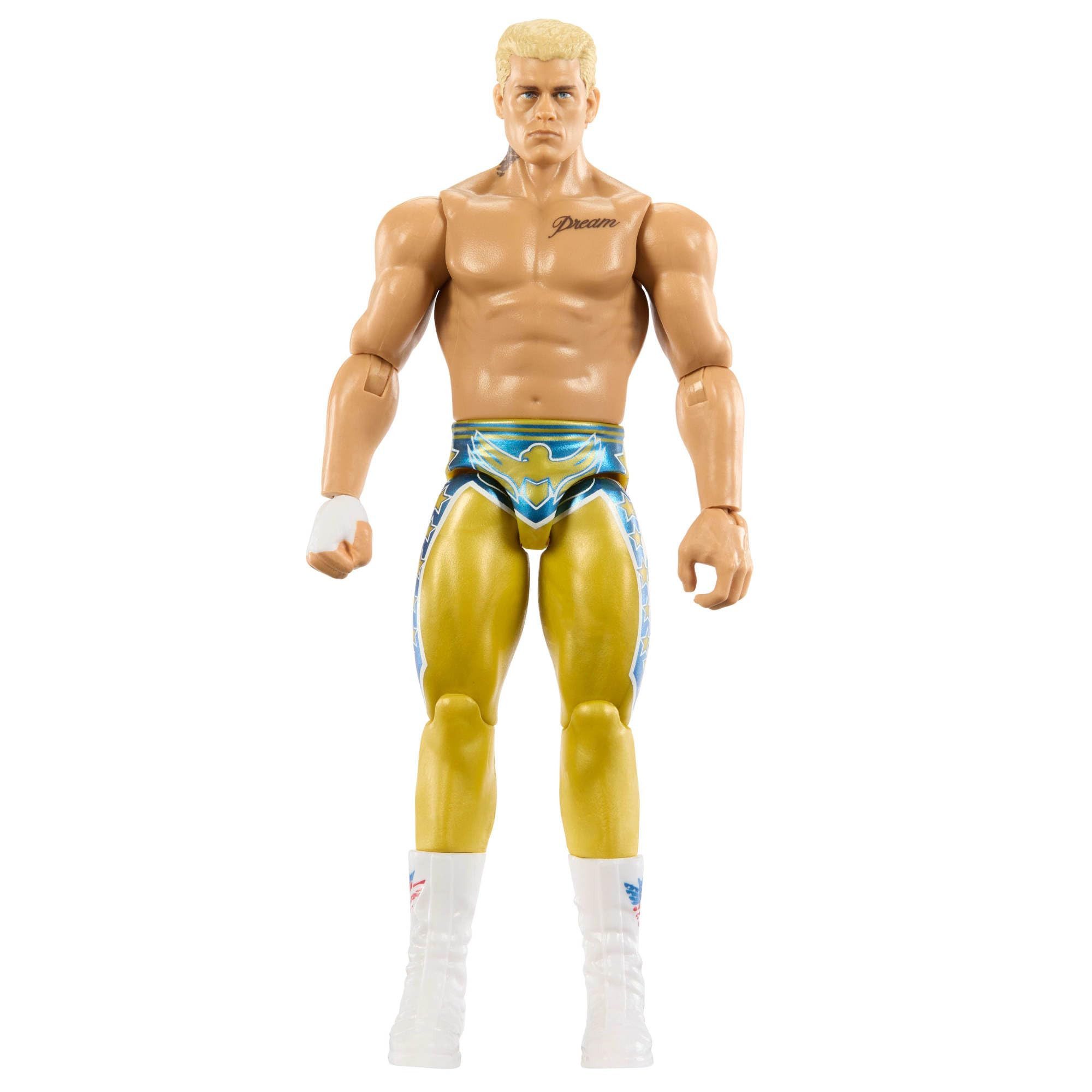 Mattel® Actionfigur Main Event Cody Rhodes, detailgetreue WWE-Actionfigur mit vielen Bewegungspunkten