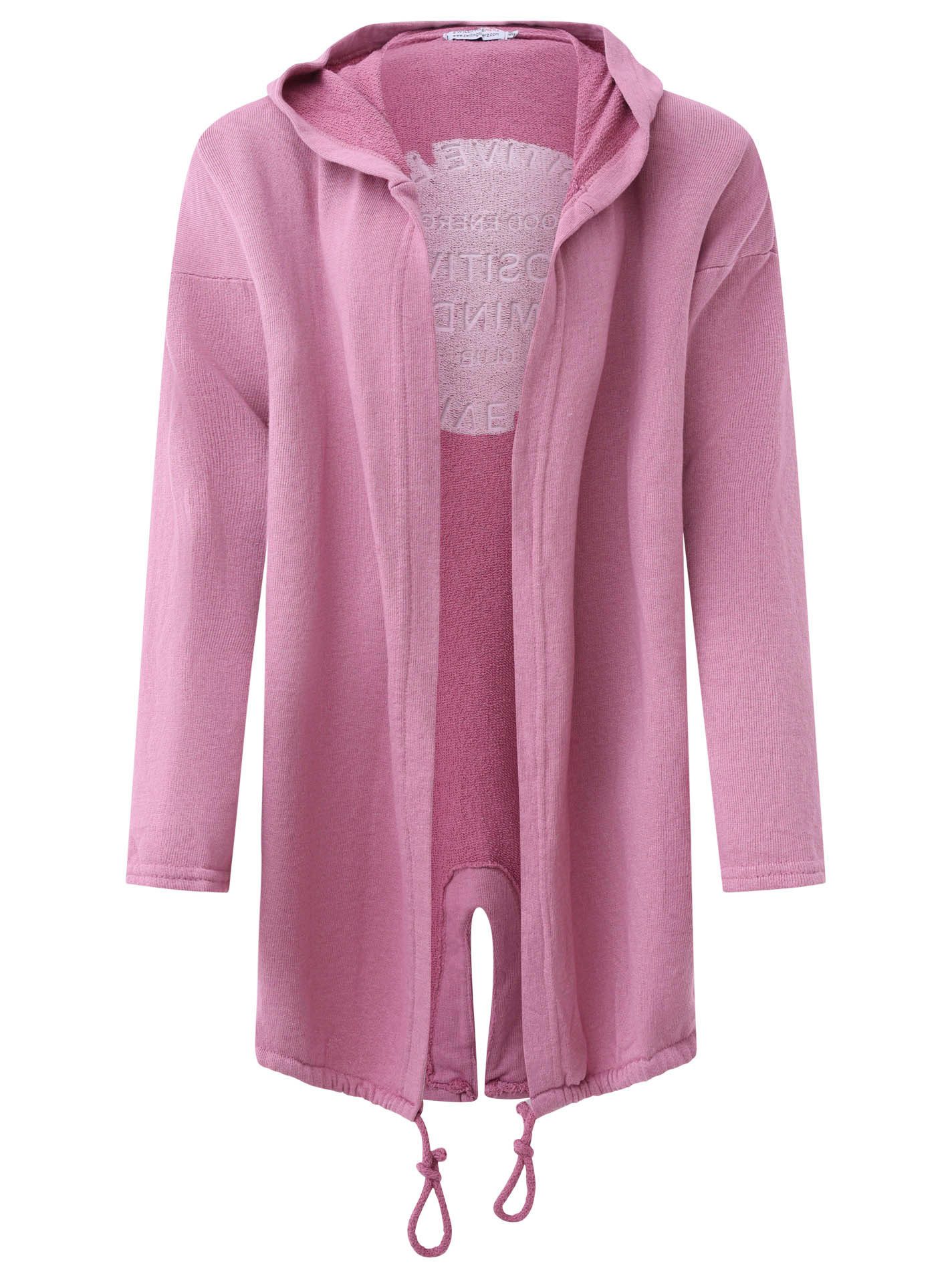 Zwillingsherz Jerseymantel "Positive Mind" mit hohem Baumwollanteil günstig online kaufen