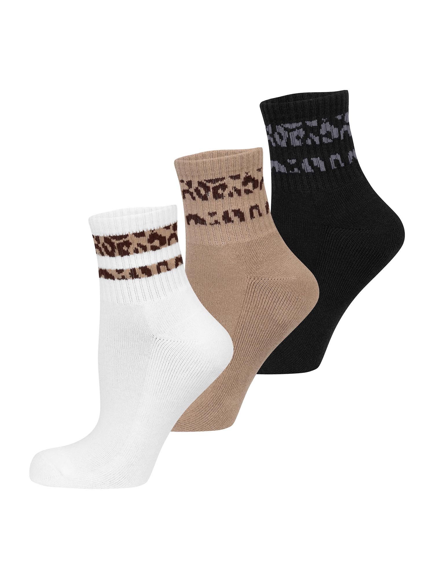 Nur Die Sportsocken Kurzsocken (3-Paar) Laufsocken, Trainingssocken, Fitnesssocken