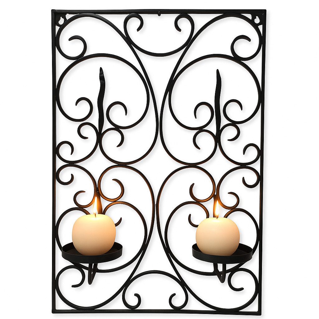 Marrakesch Orient & Mediterran Interior Настольные лампы Mediterraner Wandkerzenhalter Kerzenleuchter Araminta gross - 59cm (1 St), Handarbeit