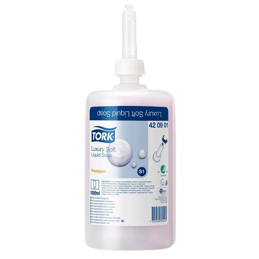 TORK Flüssigseife TORK® 420901 Flüssigseife S1 Luxury Soft - 1.000ml