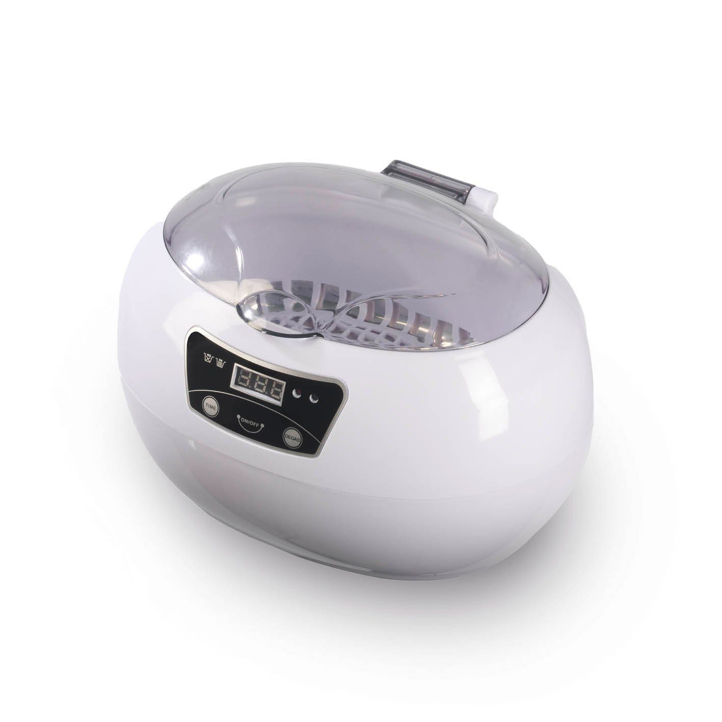 MAXXMEE Ultraschallreiniger Ultraschall Reinigungsgerät - 18  Reinigungszeiten - grau/weiß