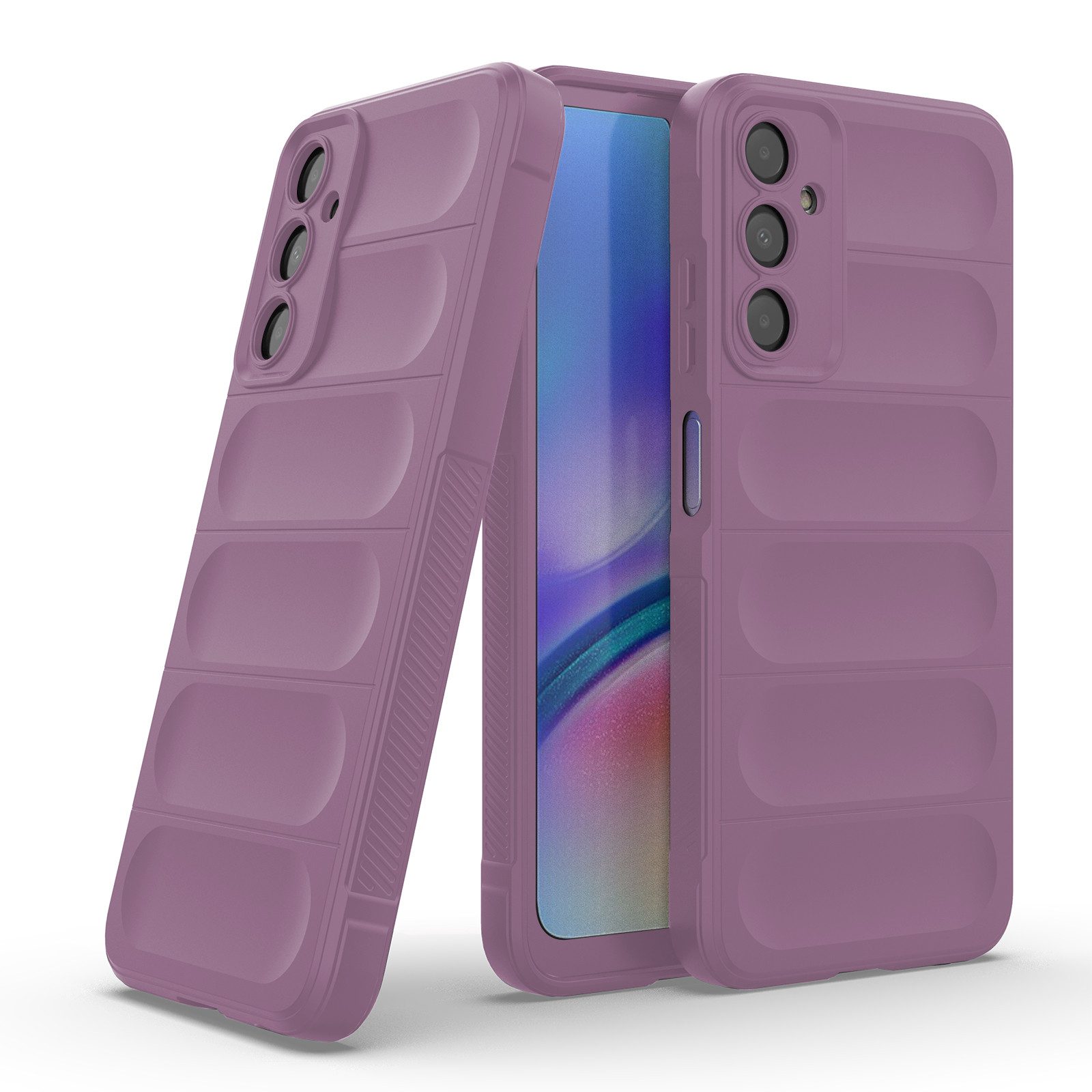 Tec-Expert Handyhülle Cover Hülle für Samsung Galaxy A05s 6.7 Zoll, 6.7", Case mit Griffzonen und Mikrofaser Inlay