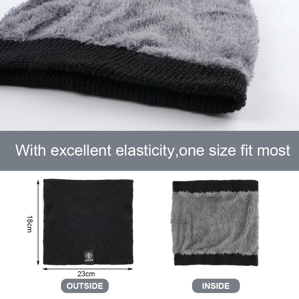 Minicloss Multifunktionstuch Winter-Nackenwärmer für Herren, Thermoschal, d günstig online kaufen