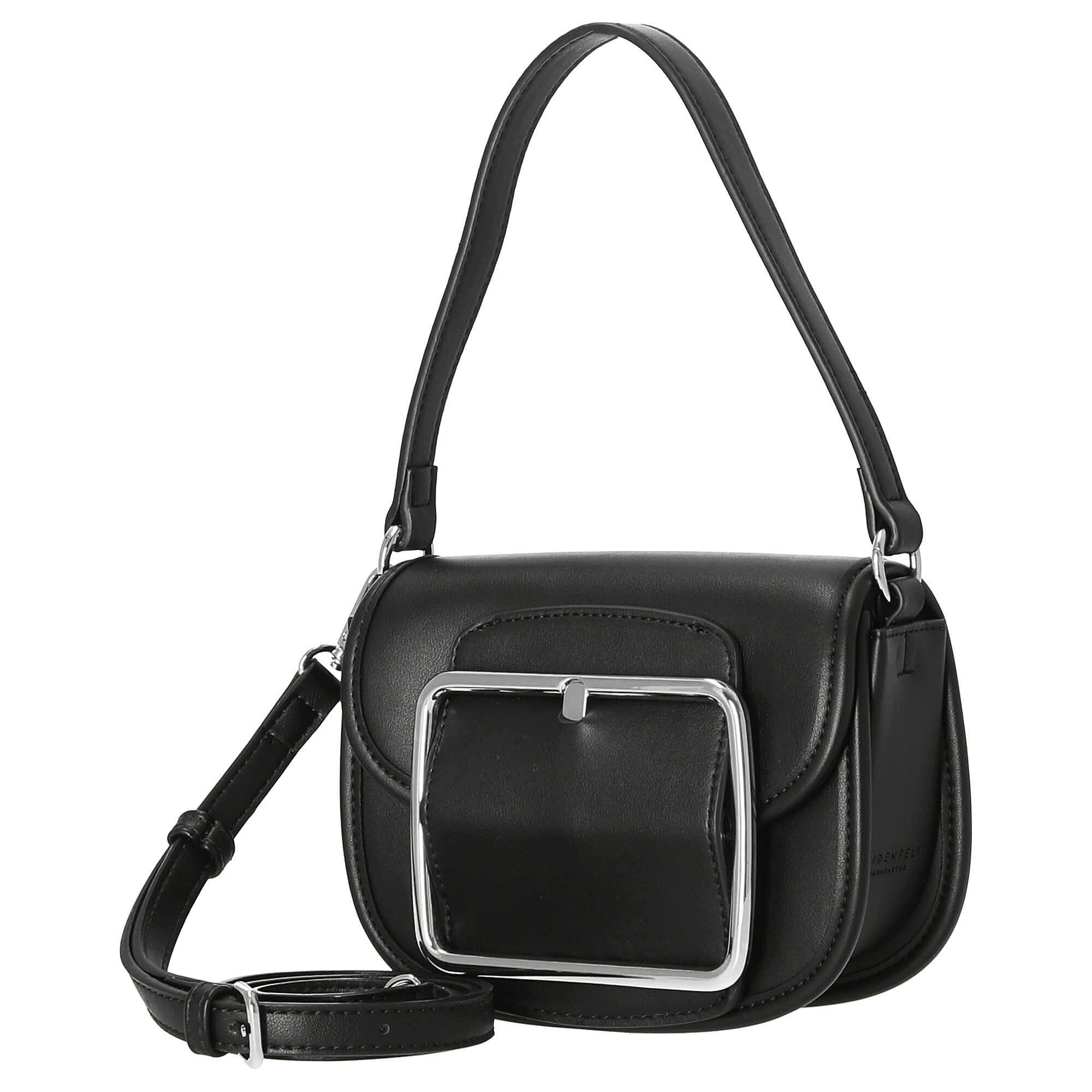 Seidenfelt Manufaktur Umhängetasche Grurup - Schultertasche 26 cm (black)