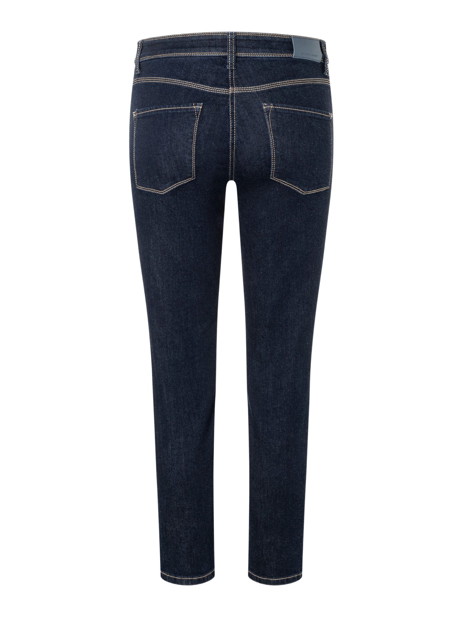 Cambio Stretch-Hose blau,Casual,Baumwolle,Unifarben,Slim Fit,Mittel