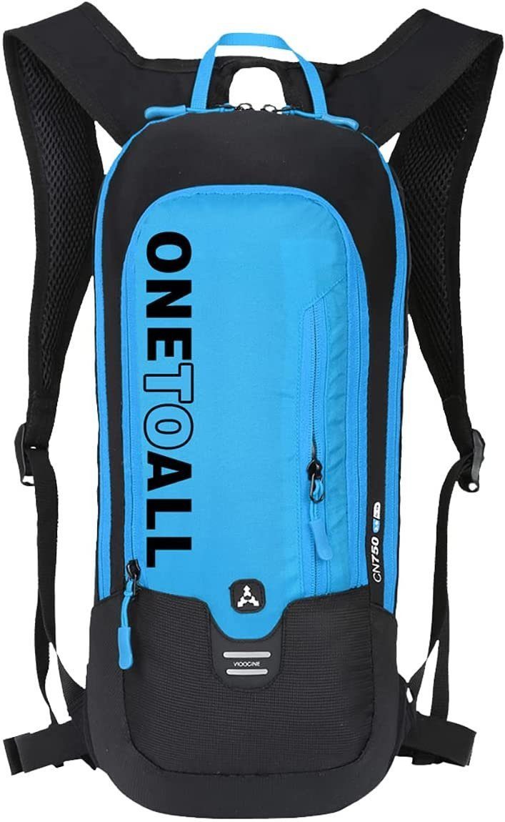 RAIKOU Fahrradrucksack 10L Damen Herren kleiner Sportrucksack / Radsport / Trinkrucksack, Air Flow System für optimale Belüftung