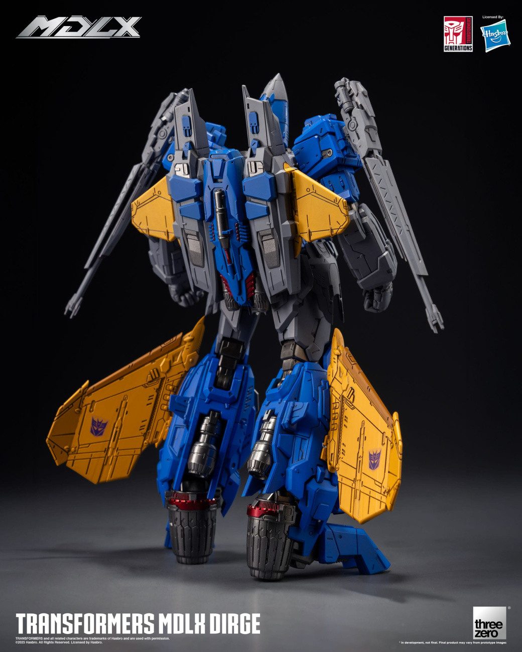 ThreeZero Actionfigur Transformers MDLX Actionfigur Dirge 20 cm