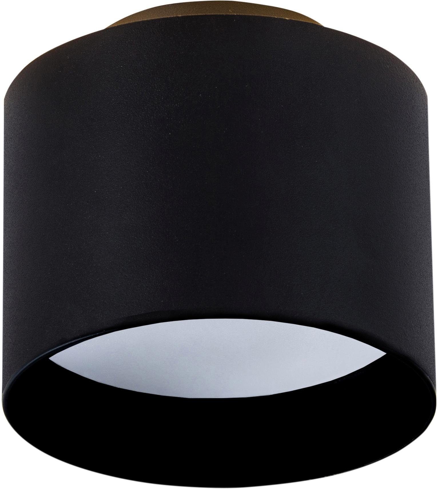 näve LED Deckenspot Trios, getrennt schaltbar, mehrere Helligkeitsstufen, LED fest integriert, Neutralweiß, Warmweiß, Strahler: unten/oben/unten+oben, schwarz