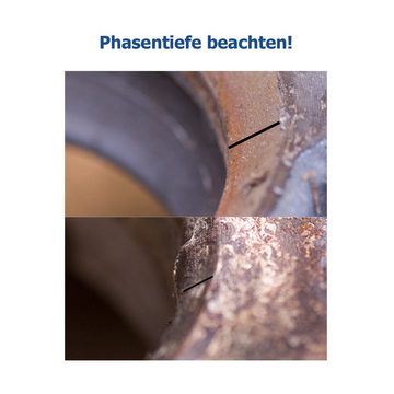 RKC Reifenstift 4X Zentrierringe Dunkelgrau Felgen Ringe + 1x Reifen Kreide, Maße: 74,1 x 56,1 mm