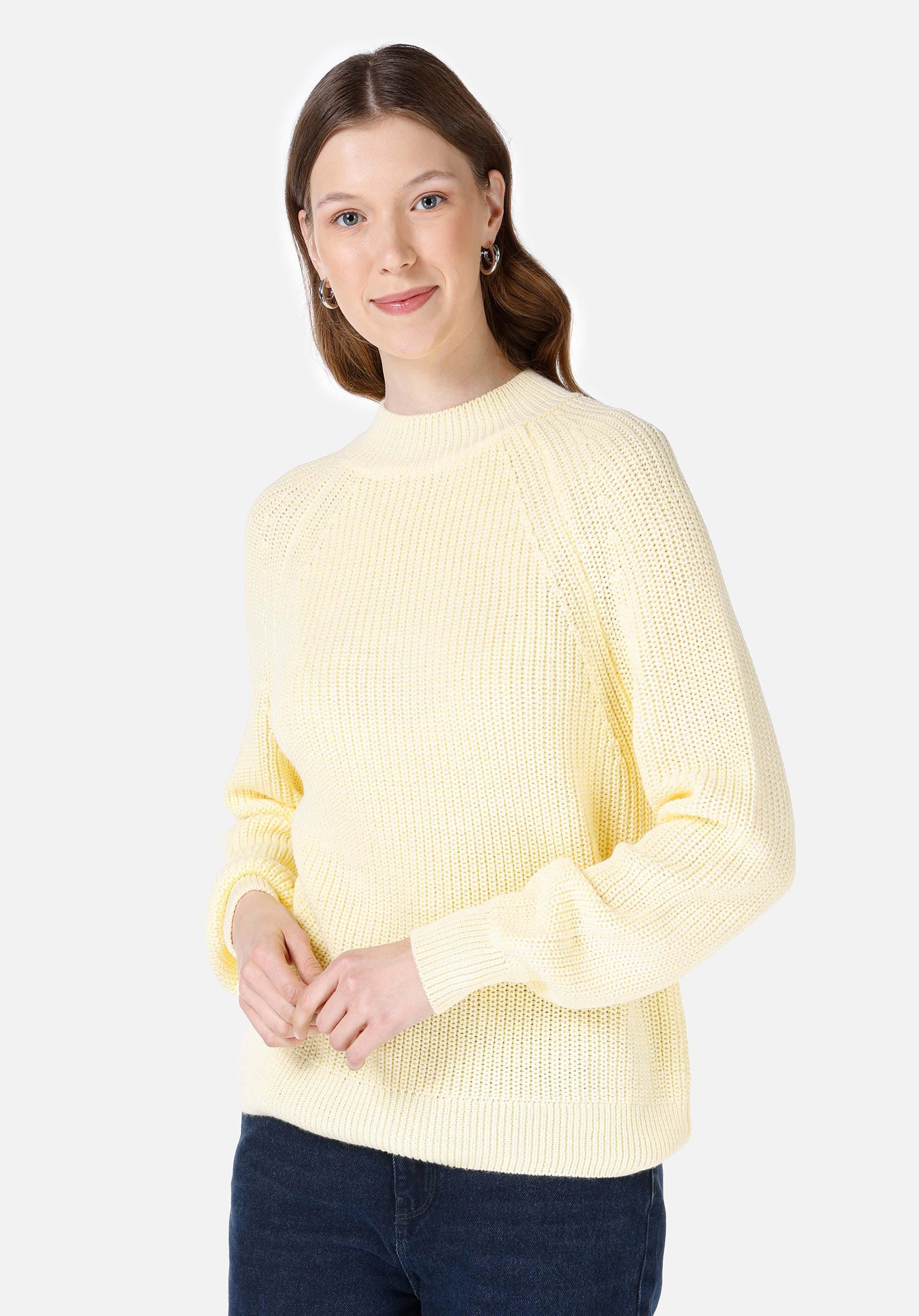 Colins Streifenpullover Colins Regular Fit Rundhals-Sari-Pullover für Damen