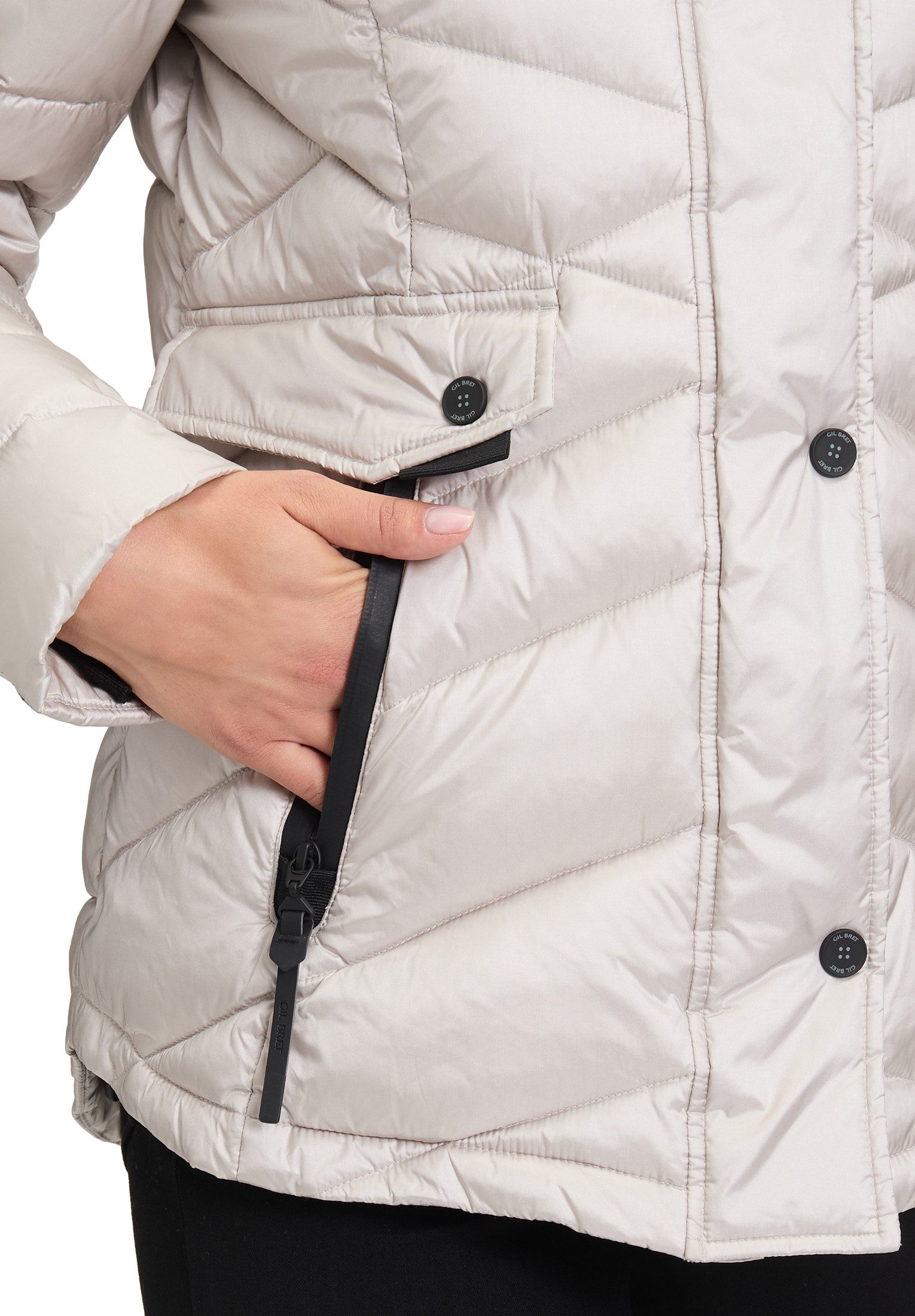 Gil Bret Steppjacke Damen mit abnehmbarer Kapuze