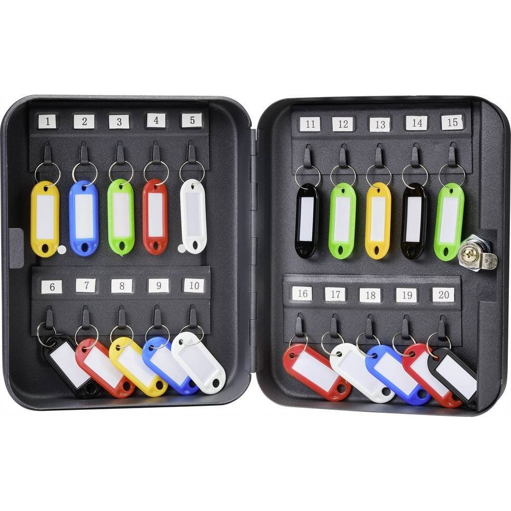 Sygonix Schlüsselkasten Mit 20 Haken & Zahlenschloss - Weiß