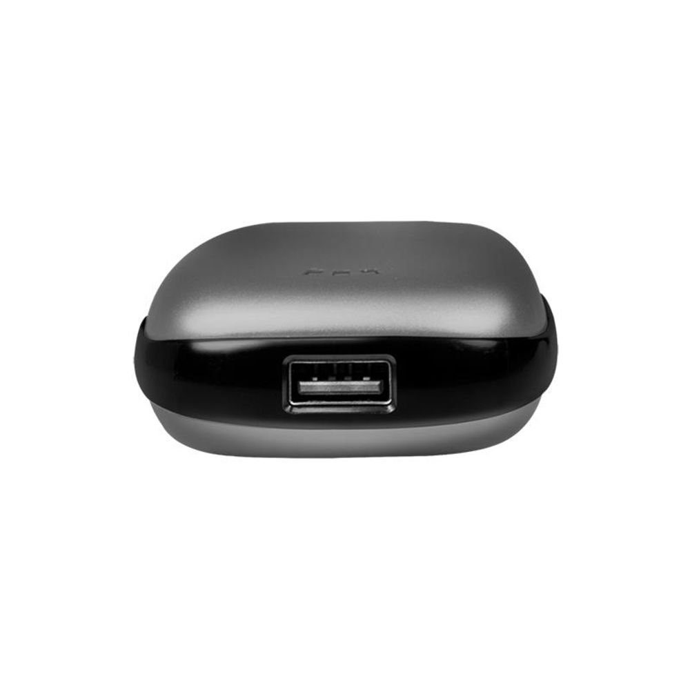 LogiLink PA0264 Powerbank, 4000 mAh, Metallgrau, mit Handwärmer, einstellbare Temperatur
