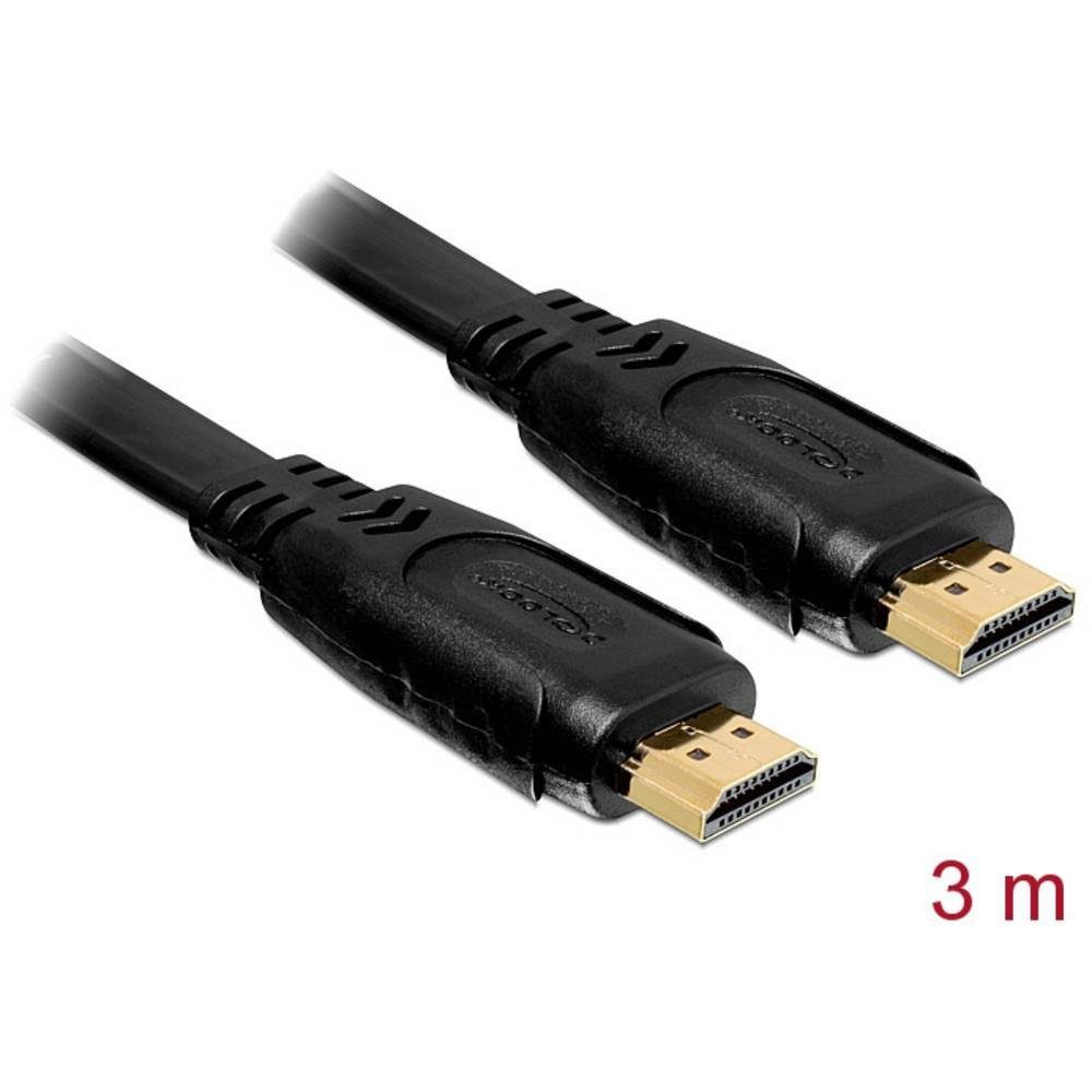 Delock Kabel High Speed HDMI mit Ethernet – HDMI A HDMI-Kabel, (3.00 cm)