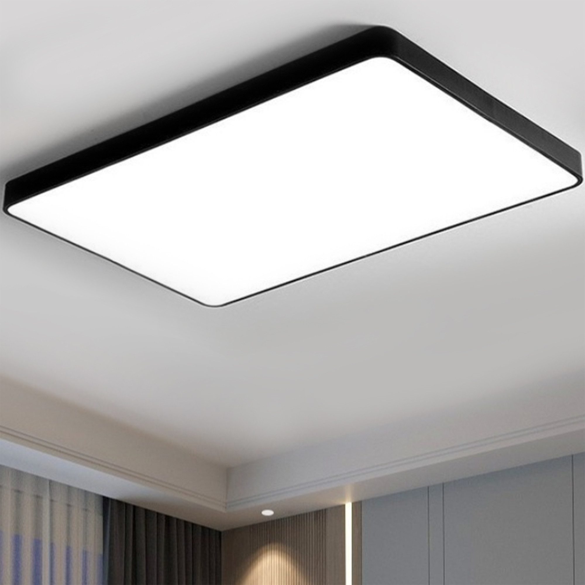 YINDN Deckenleuchte 60*40cm LED Deckenleuchten, Stufenlos günstig online kaufen