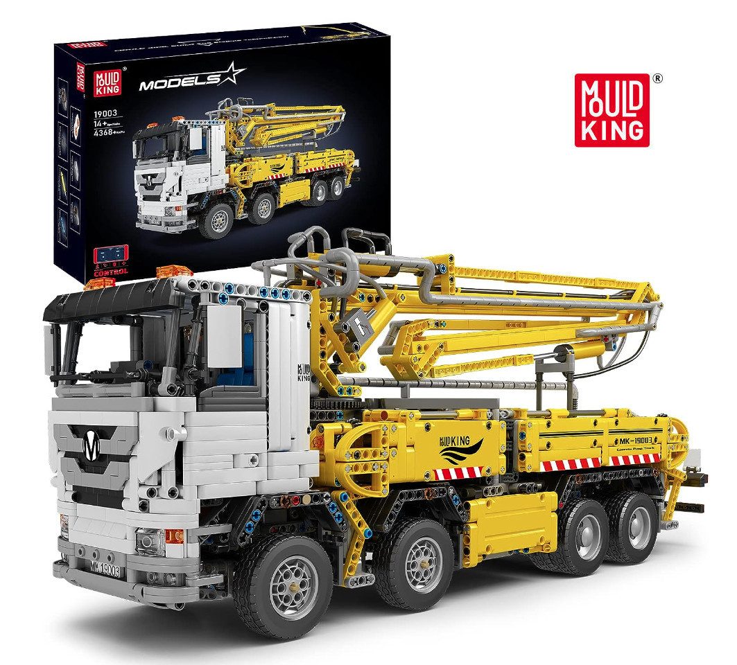 Mould King Betonpumpe Konstruktions-Spielset, (4368 St)