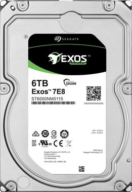 Seagate Exos 7E8 6TB SATA 512e/4Kn HDD-Server-Festplatte (6 TB) 226 MB/S Lesegeschwindigkeit, Bulk