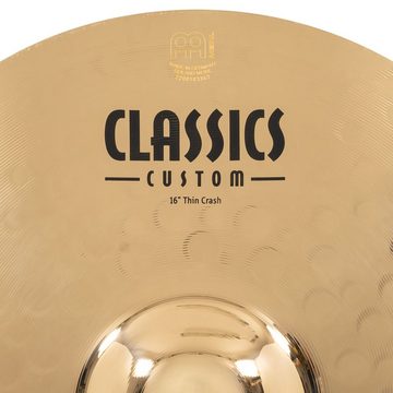 Meinl Percussion Becken, CC16TC-B Classics Custom Thin Crash 16" - Crash Becken