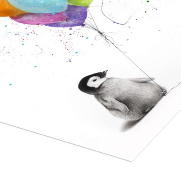 Posterlounge Poster Ashvin Harrison, Positiver Pinguin, Kinderzimmer Kindermotive