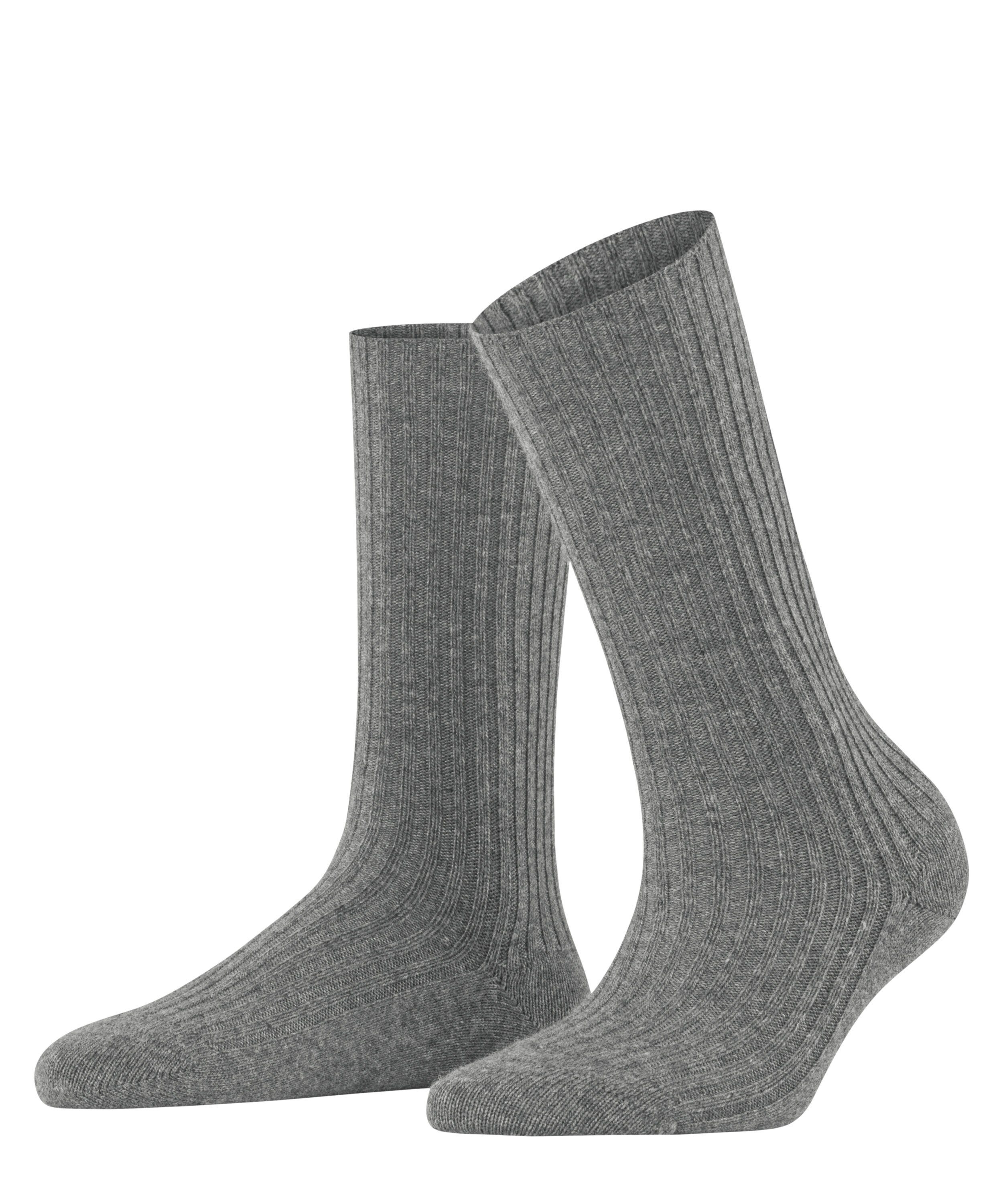 FALKE Socken Cosy Cashmere Giftset (1-Paar) light greymel. (3390)