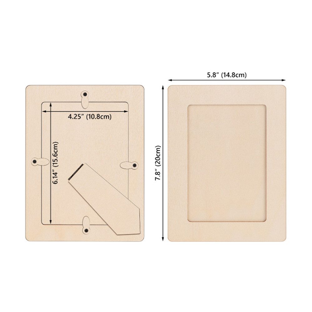 Coonoor Bilderrahmen-Set Holzrahmen zum Bemalen für günstig online kaufen