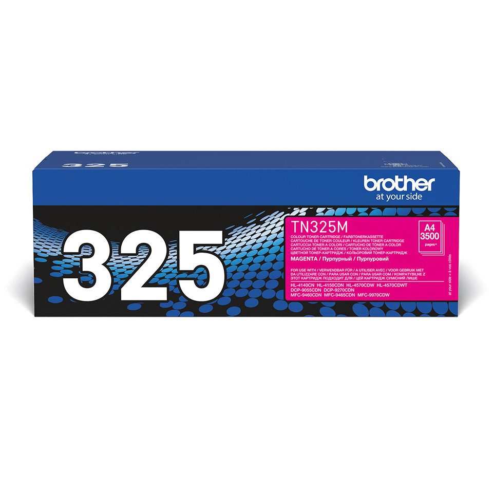 Brother Toner TN-325M Jumbo Magenta (ca. 3500 Seiten) Tintenpatrone