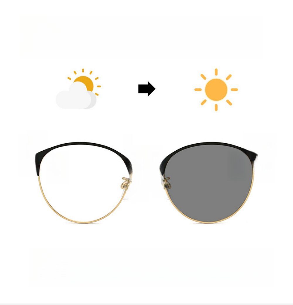 PACIEA Farbverändernde Schutzbrille Brille grau Anti-Blaulicht