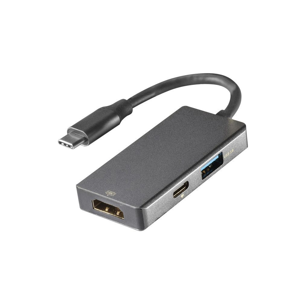 3in1 USB-C® Aluminium Multiport Hub (45961) Adapter
