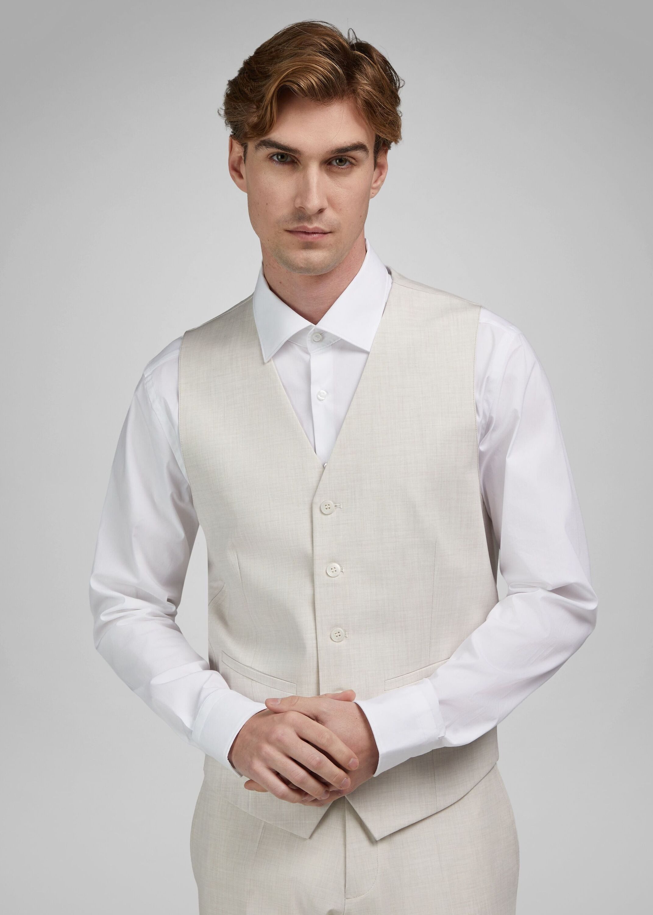 HECHTER PARIS Anzugweste (1-tlg) mit modernem Look