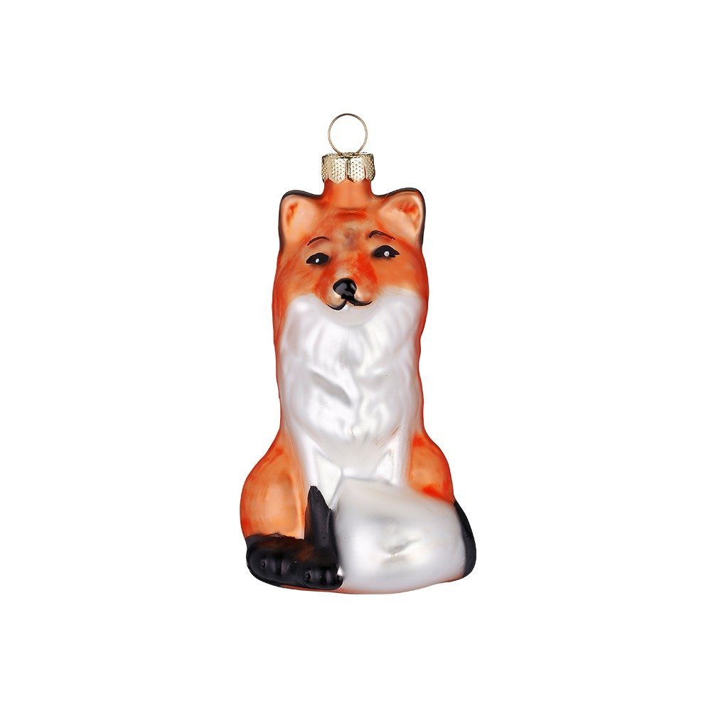 Weiß Orange MAGIC Inge Christbaumschmuck, 8,5cm by Glas Christbaumschmuck Fuchs