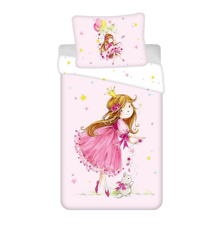 Jerry Fabrics Kinderbettwäsche Fairy Kuschelige Bettwäsche Baumwolle, 140x200 cm & 70x90 cm