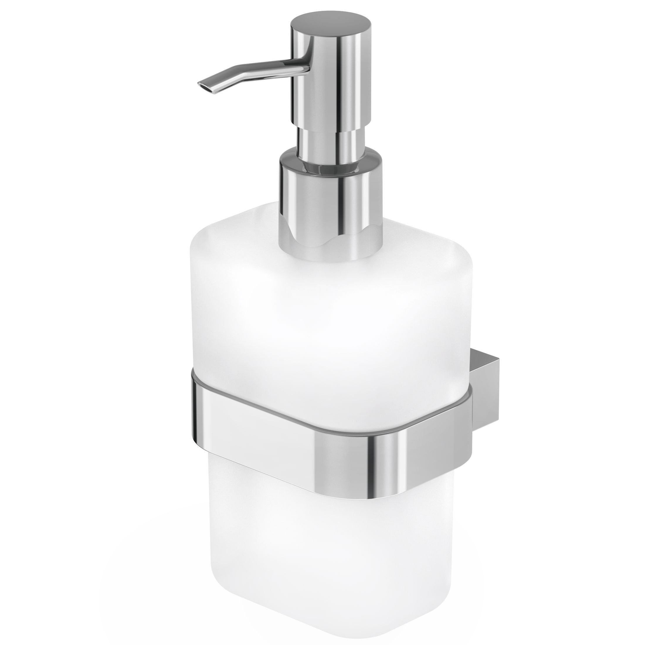 Lenz Seifenspender AURA, kleben oder bohren, Nachfüllbar, Tropffrei