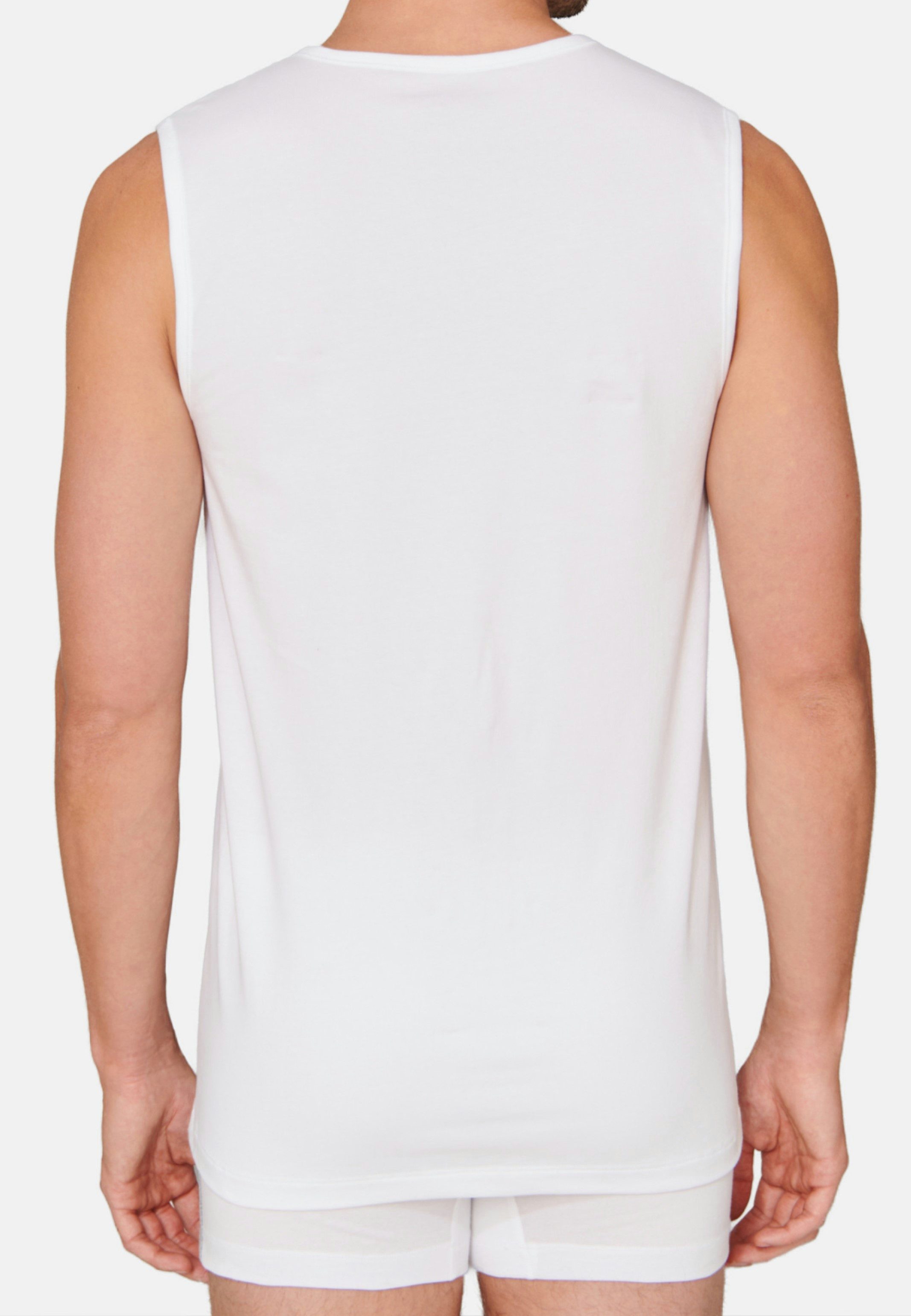 Schiesser Unterhemd 4er-Pack - 95/5 - Cotton (Spar-Set) Unterhemd / Tanktop - Baumwolle – Bild 3 von 4